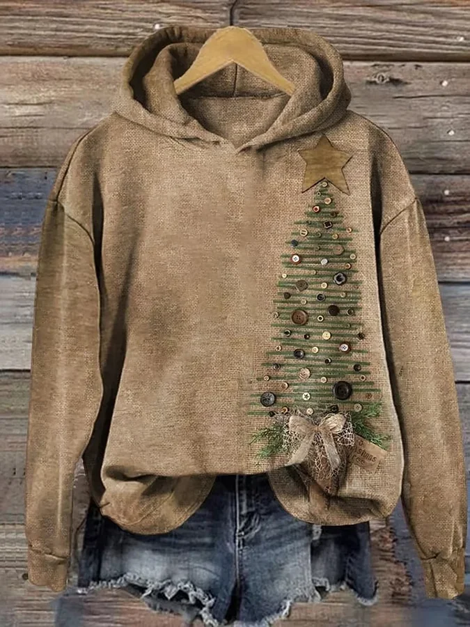 Lässig Kapuze Weihnachten Kapuze Print
