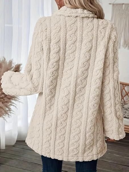 Damen Winter Oberbekleidung Lässig Unifarben Langarm Jacke