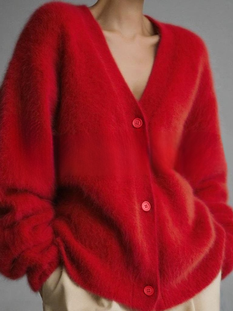 Damen Frühling/Herbst Oberbekleidung Retro Nahtverarbeitung Unifarben Langarm V-Ausschnitt Jacke