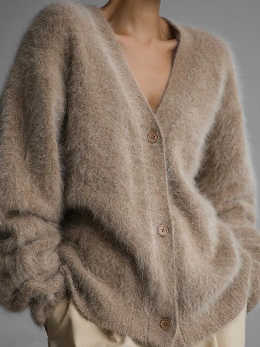 Damen Frühling/Herbst Oberbekleidung Retro Nahtverarbeitung Unifarben Langarm V-Ausschnitt Jacke