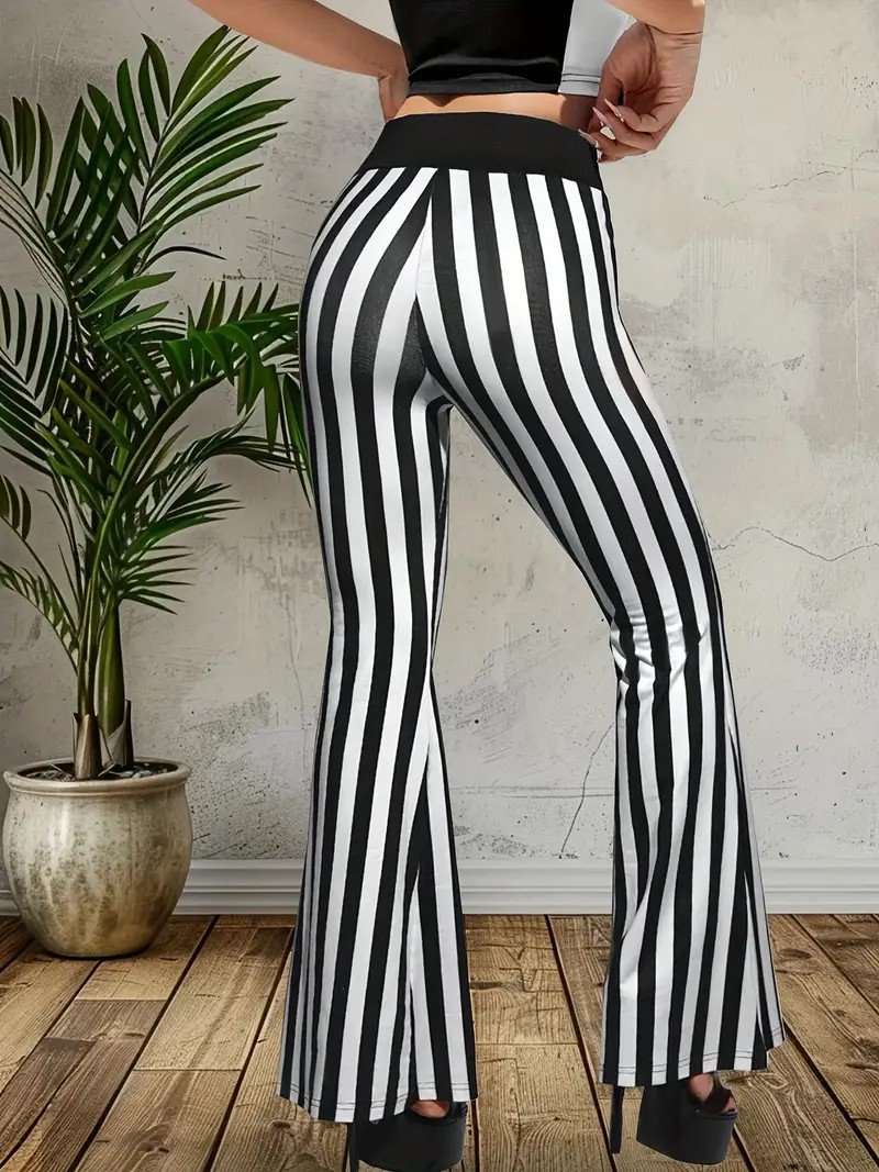 Damen Gestreift Lang Hose Lässig Frühling/Herbst Hose