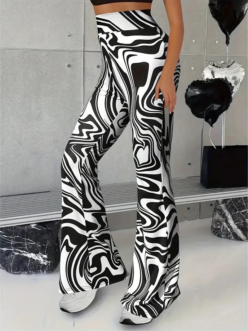 Damen Gestreift Lang Hose Lässig Frühling/Herbst Hose