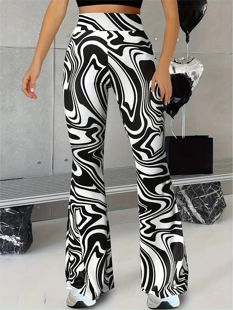 Damen Gestreift Lang Hose Lässig Frühling/Herbst Hose