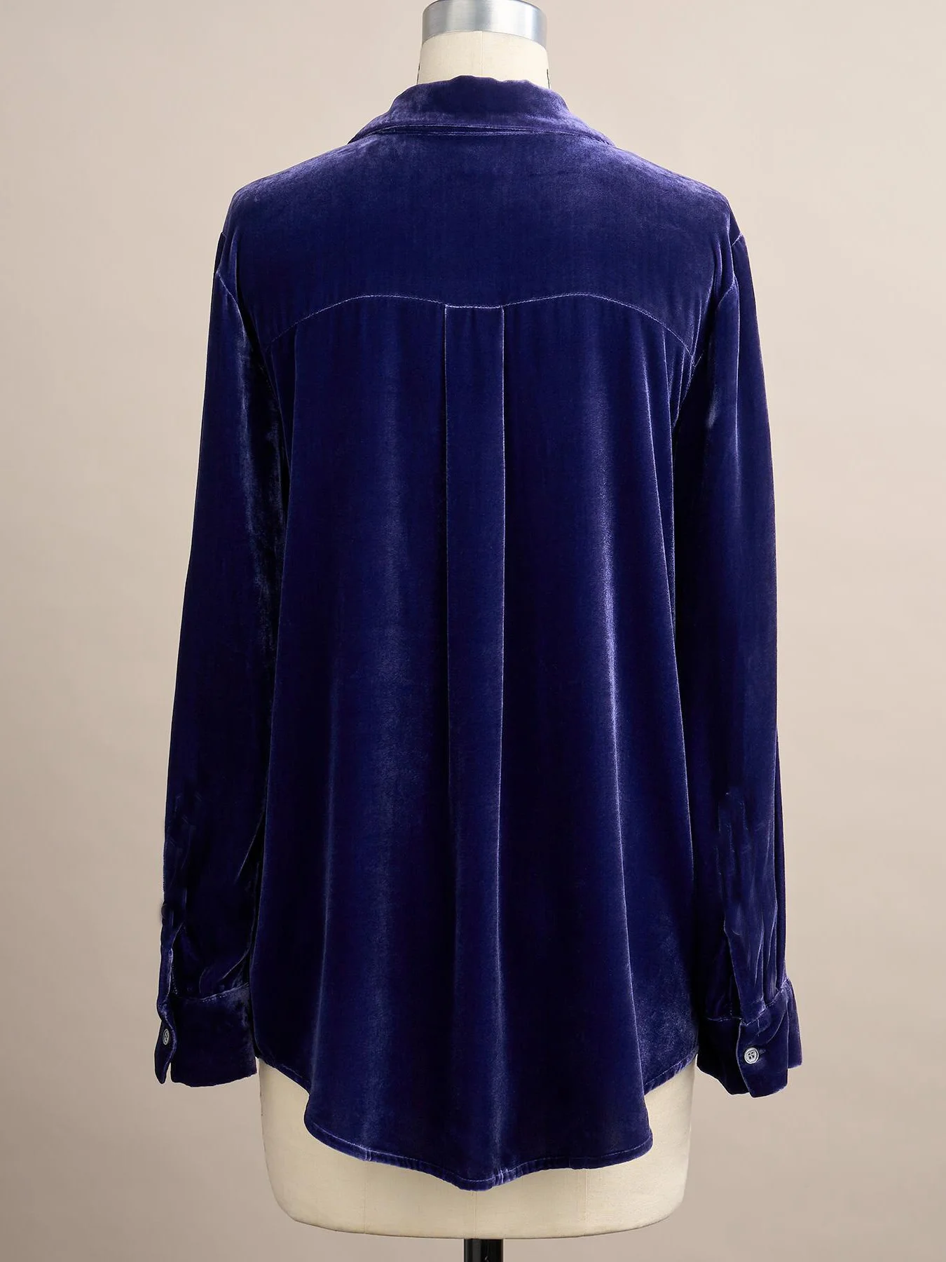 Schalkragen Halbarm Unifarben Nahtverarbeitung Regelmäßig Mikroelastizität Weit Westernhemd Bluse für Damen