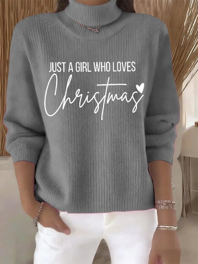 Damen Weihnachten Langarm Bequem Retro Pullover