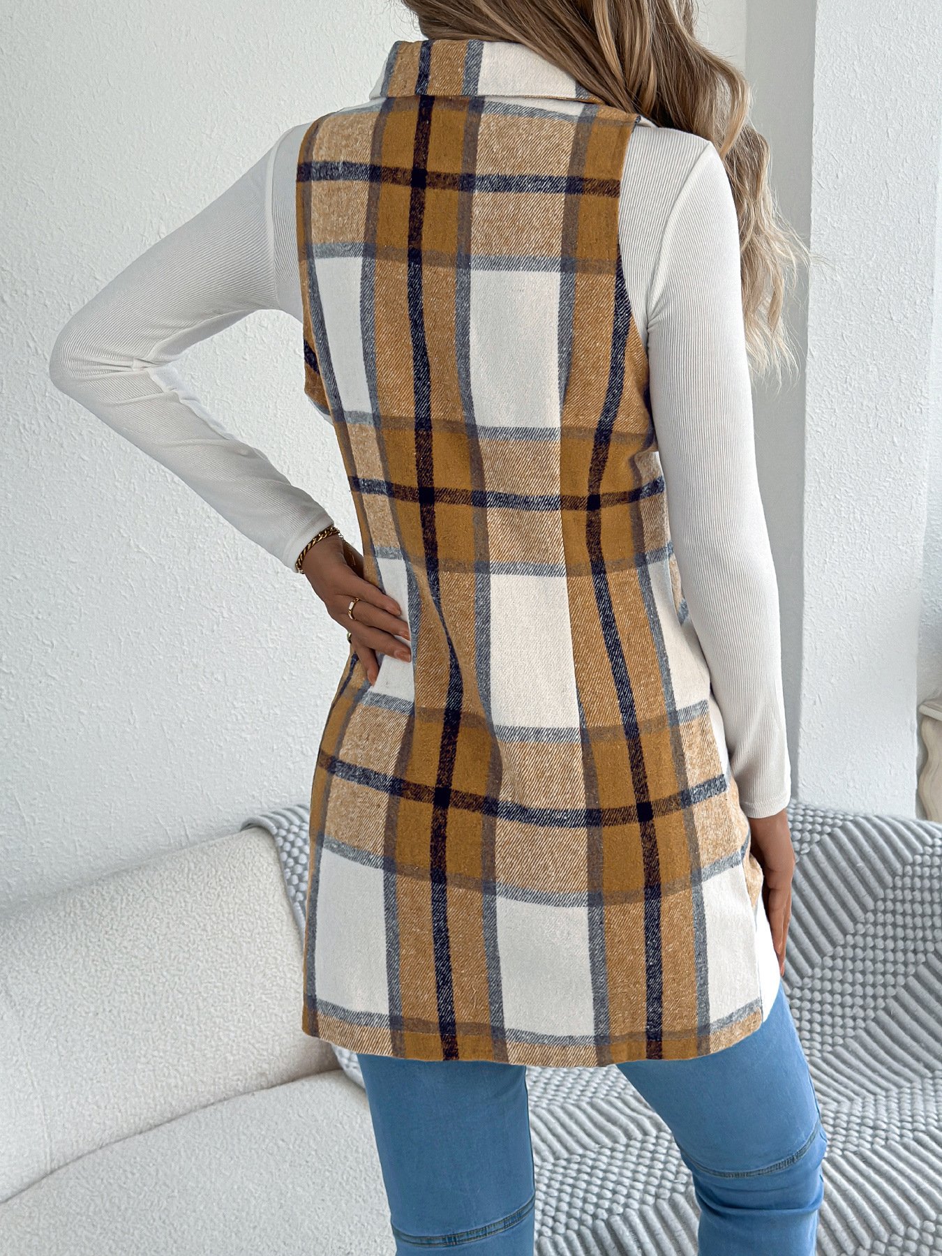 Geometrisch Lässig Tanktop