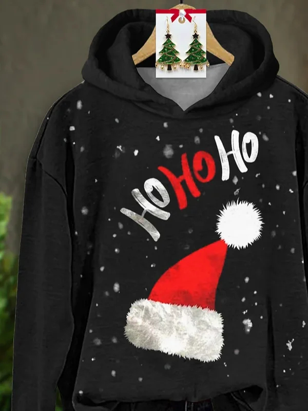 Lässig Kapuze Weihnachten Kapuze Print