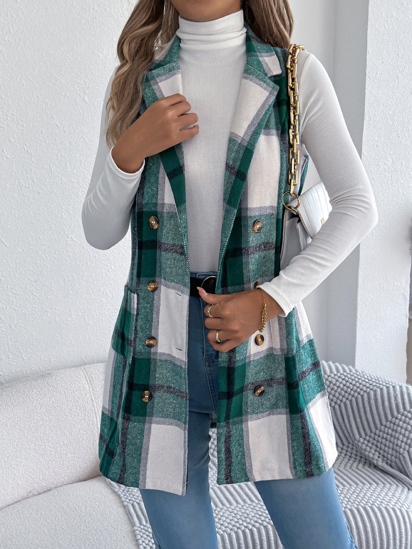 Geometrisch Lässig Tanktop