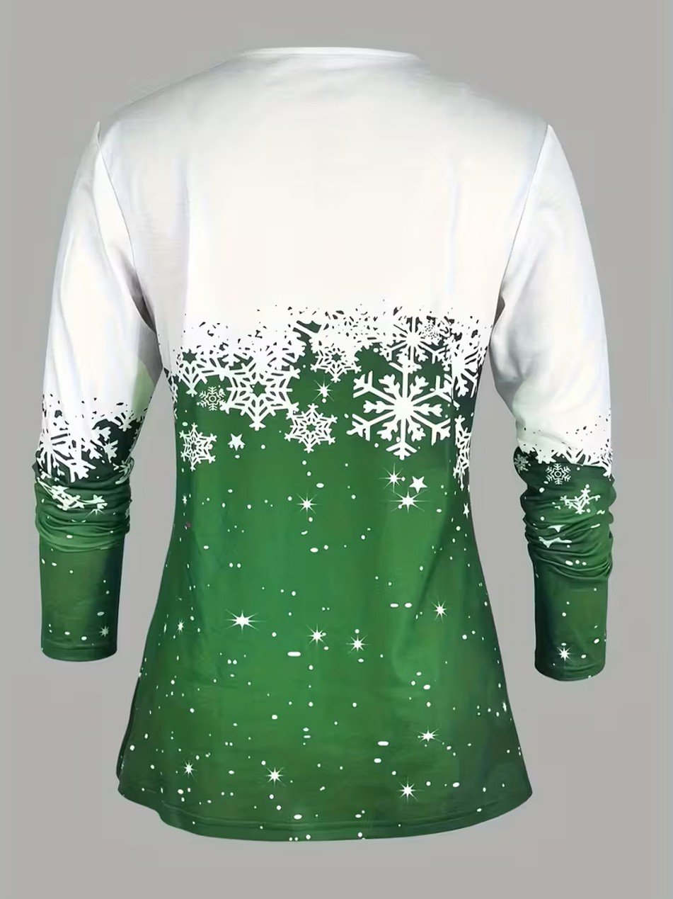 Lässig Weihnachten Langarm T-Shirt