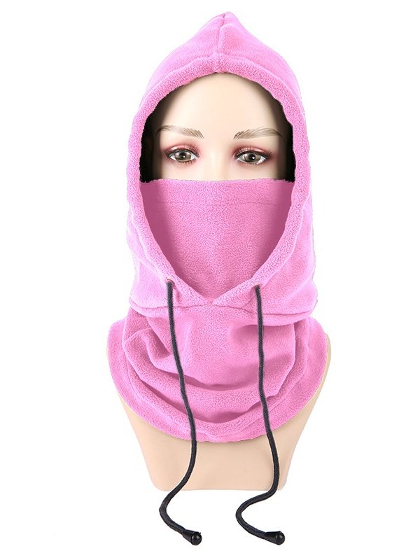 Winter Outdoor Radfahren Hut Skifahren Winddicht Kältebeständig Warm Plus Samt Dick Kragen Schutz Polar Vlies Maske