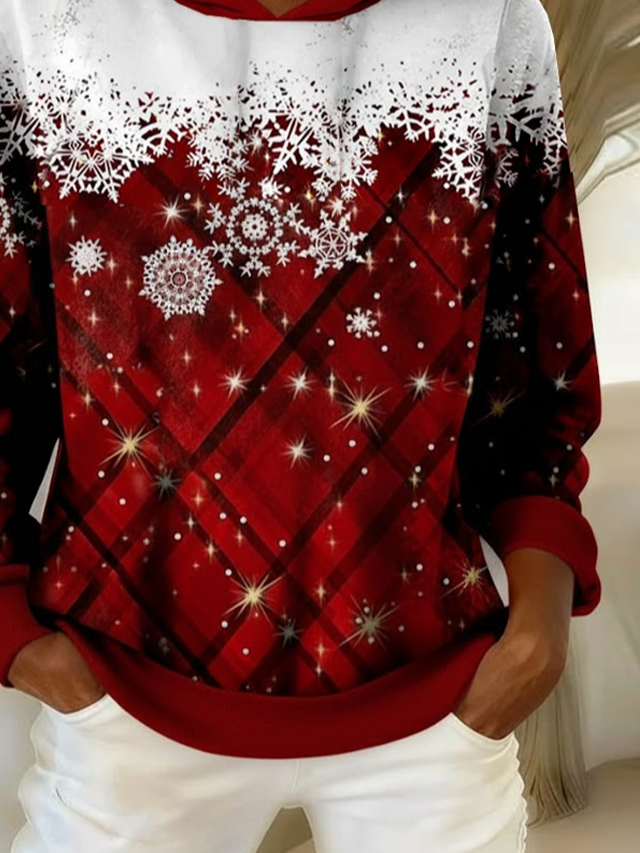 Lässig Kapuze Weihnachten Kapuze Print