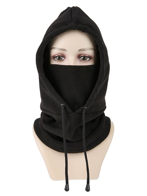 Winter Outdoor Radfahren Hut Skifahren Winddicht Kältebeständig Warm Plus Samt Dick Kragen Schutz Polar Vlies Maske