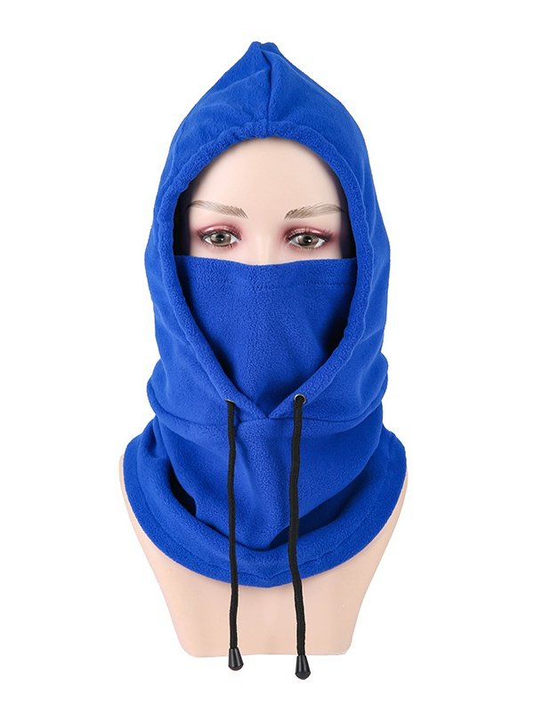 Winter Outdoor Radfahren Hut Skifahren Winddicht Kältebeständig Warm Plus Samt Dick Kragen Schutz Polar Vlies Maske