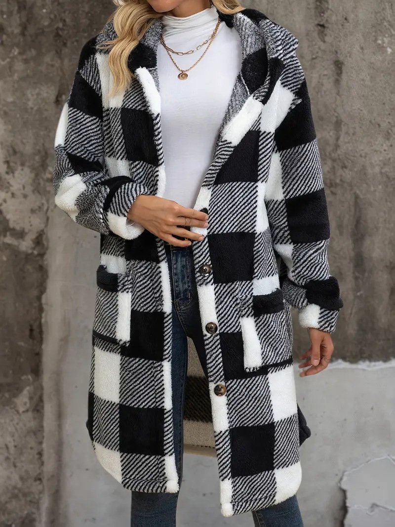 Damen Winter Oberbekleidung Lässig Geometrisch Langarm Kapuze Jacke