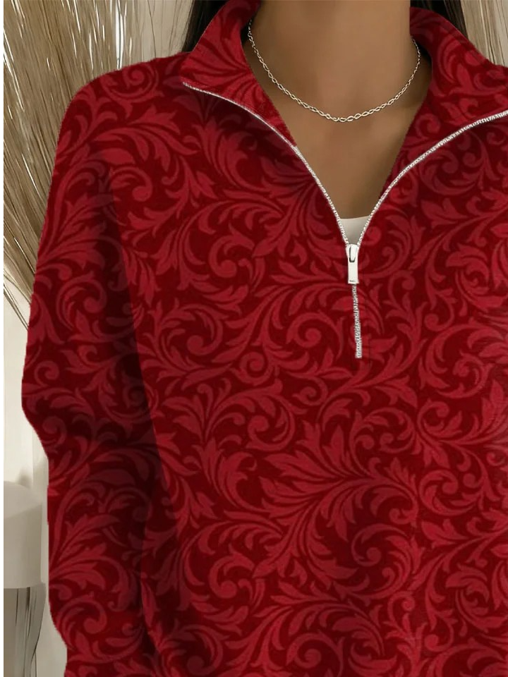 Damen Weihnachten Langarm Bequem Lässig Pullover