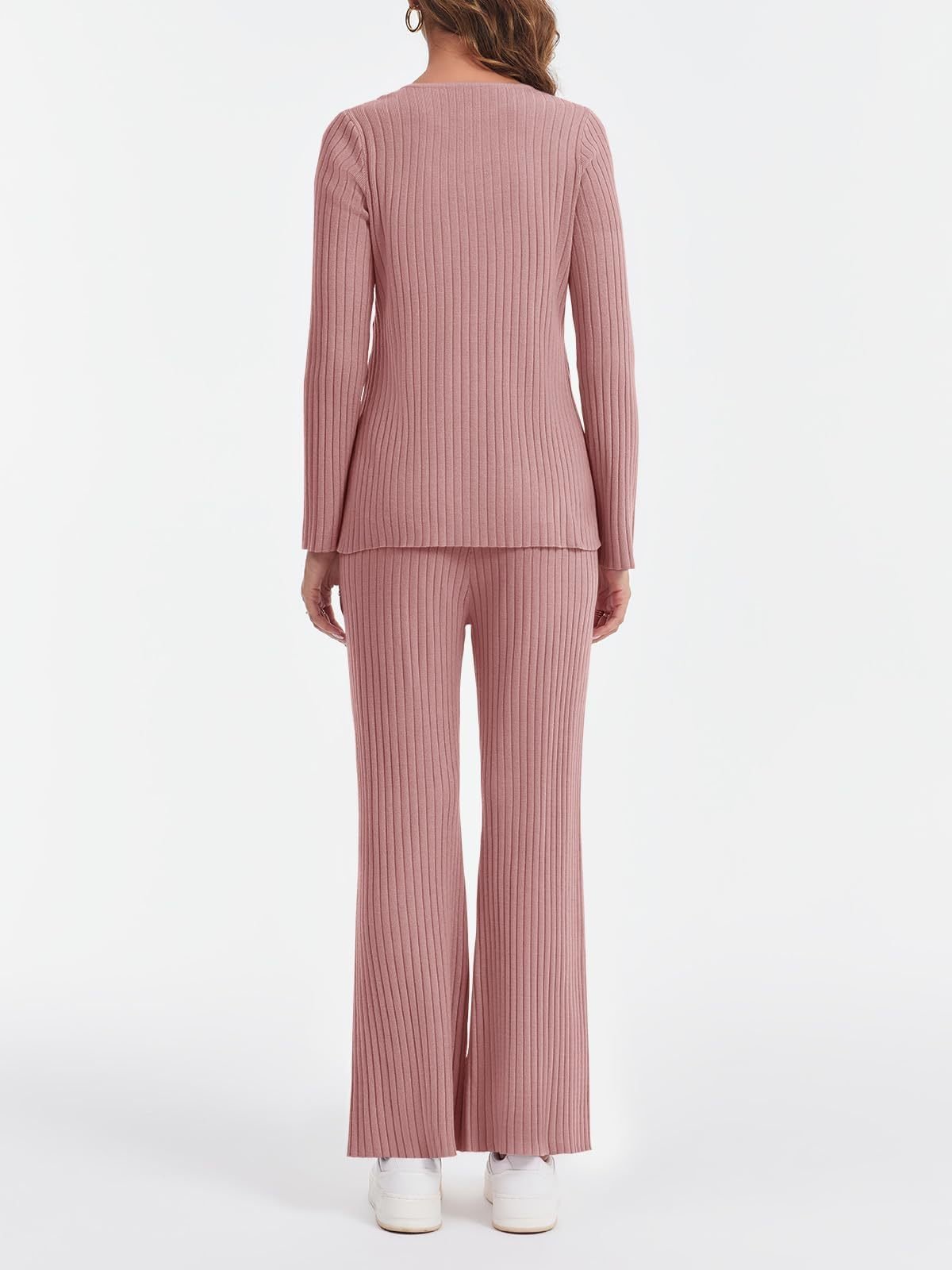 Rundhals Baumwolle Lässig Pyjama Set