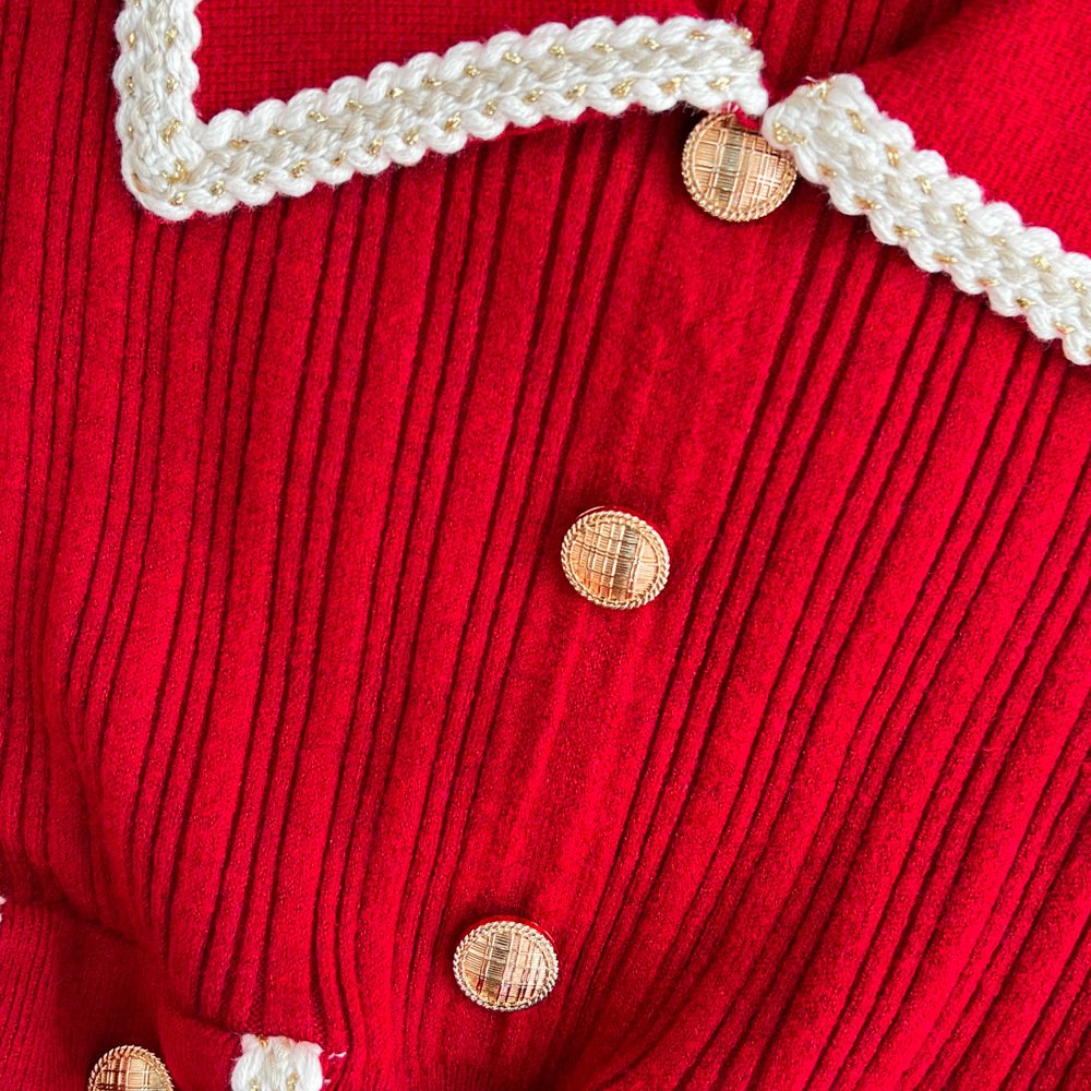 Damen Multifarben Block Frühling/Herbst Kleid Langarm H-Linie Kleid