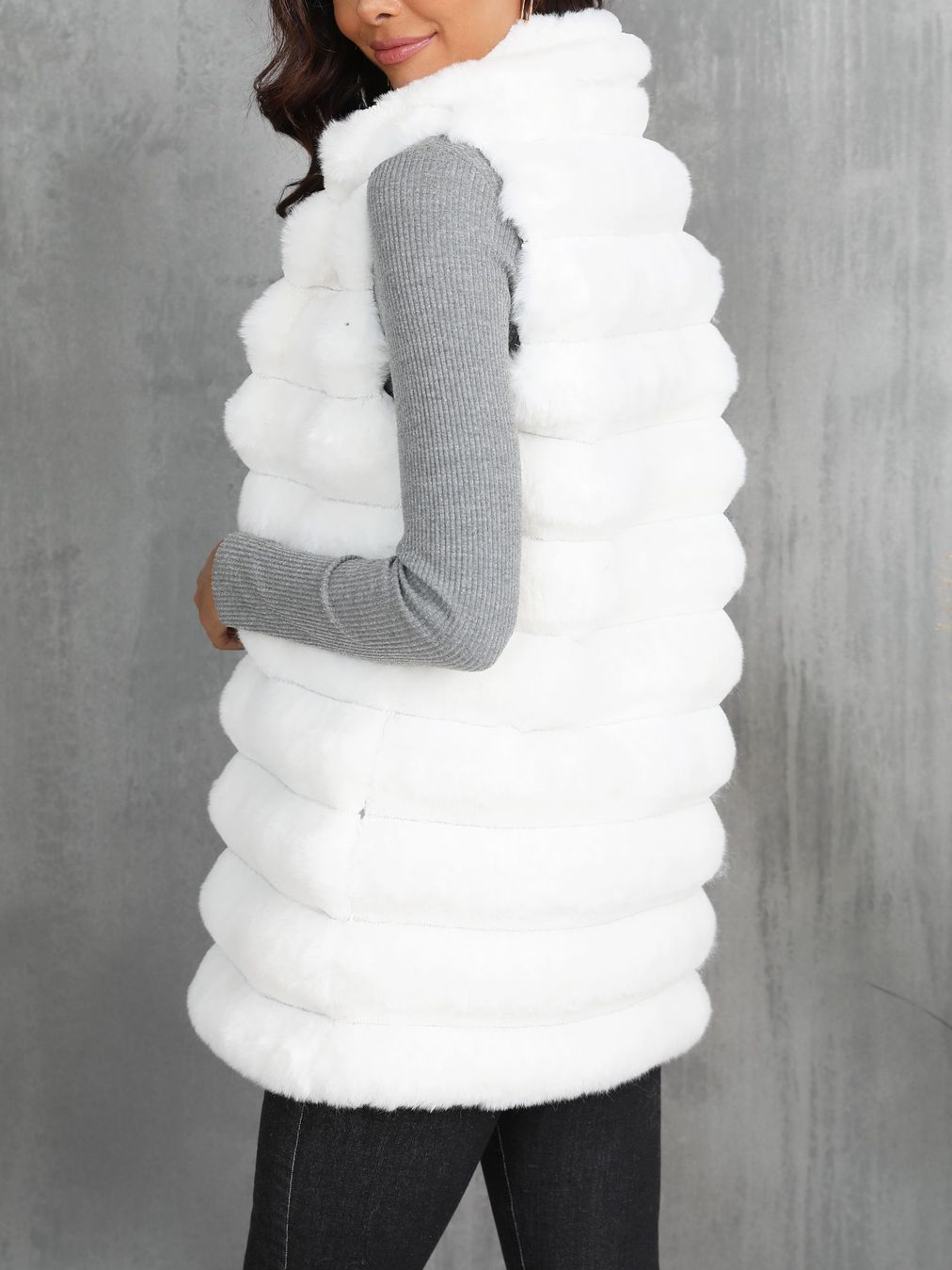 Unifarben Lässig Weit Sonstiges Tanktop