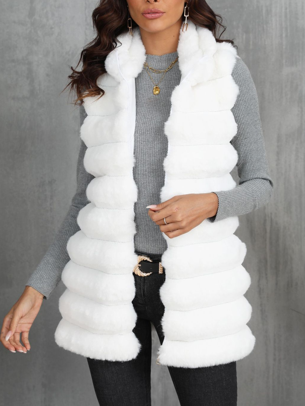 Unifarben Lässig Weit Sonstiges Tanktop