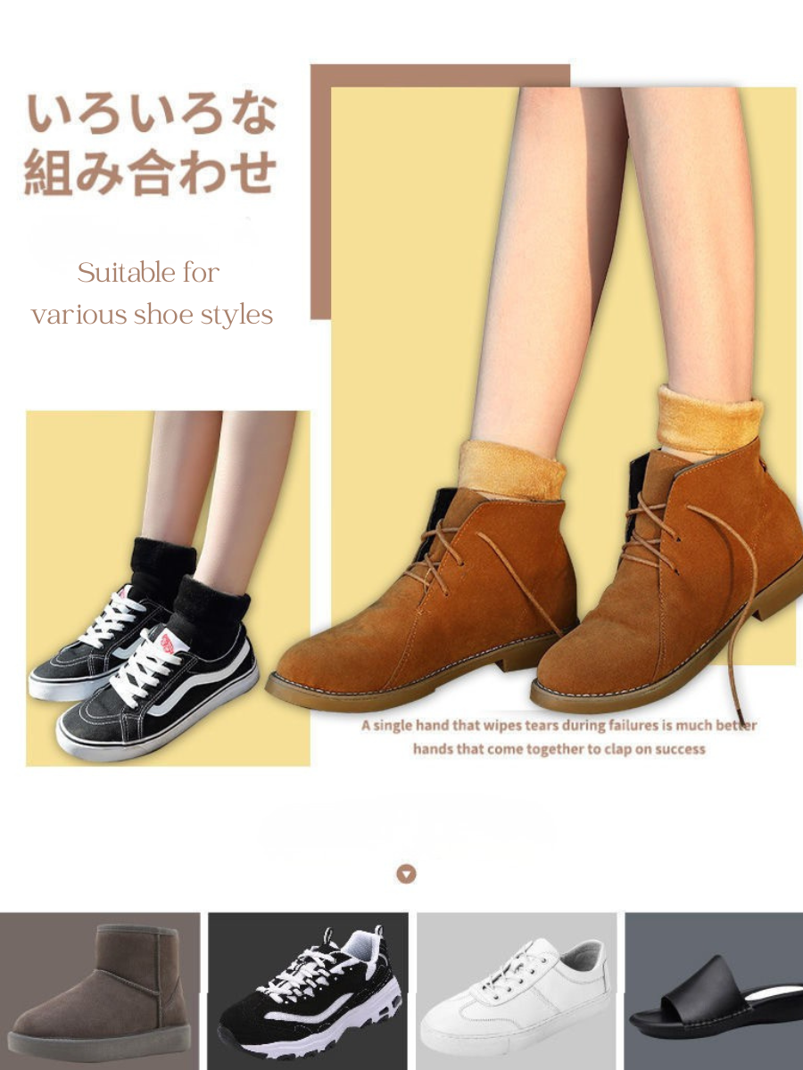 Damen Warm Hitze-behalten und Kalt-beständig Schnee Socken -20°c mit Vlies-Futter Verdickt Socken für den Boden Herbst und Winter Kältebeständig selbsterhitzend Fleisch-farbig Mitte der Wade Socken