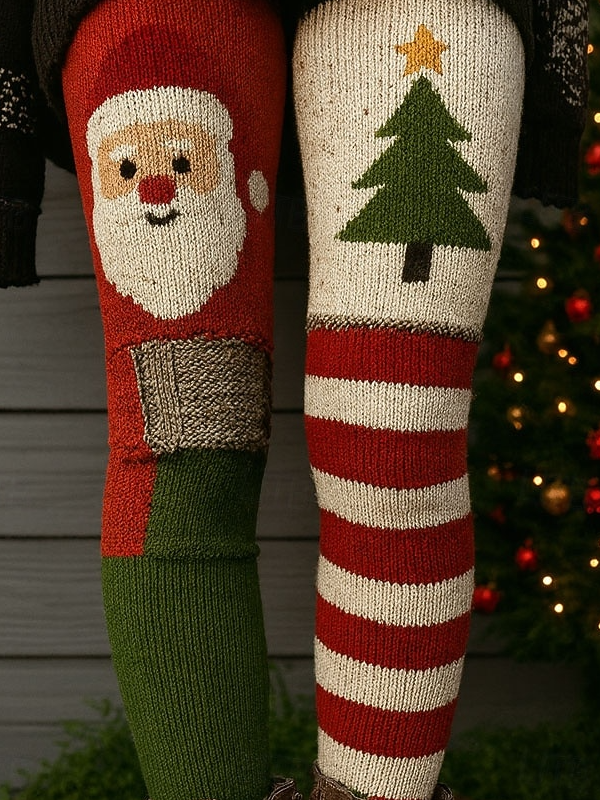 Damen Gestreift Retro Frühling/Herbst Knöchelhose Leggings