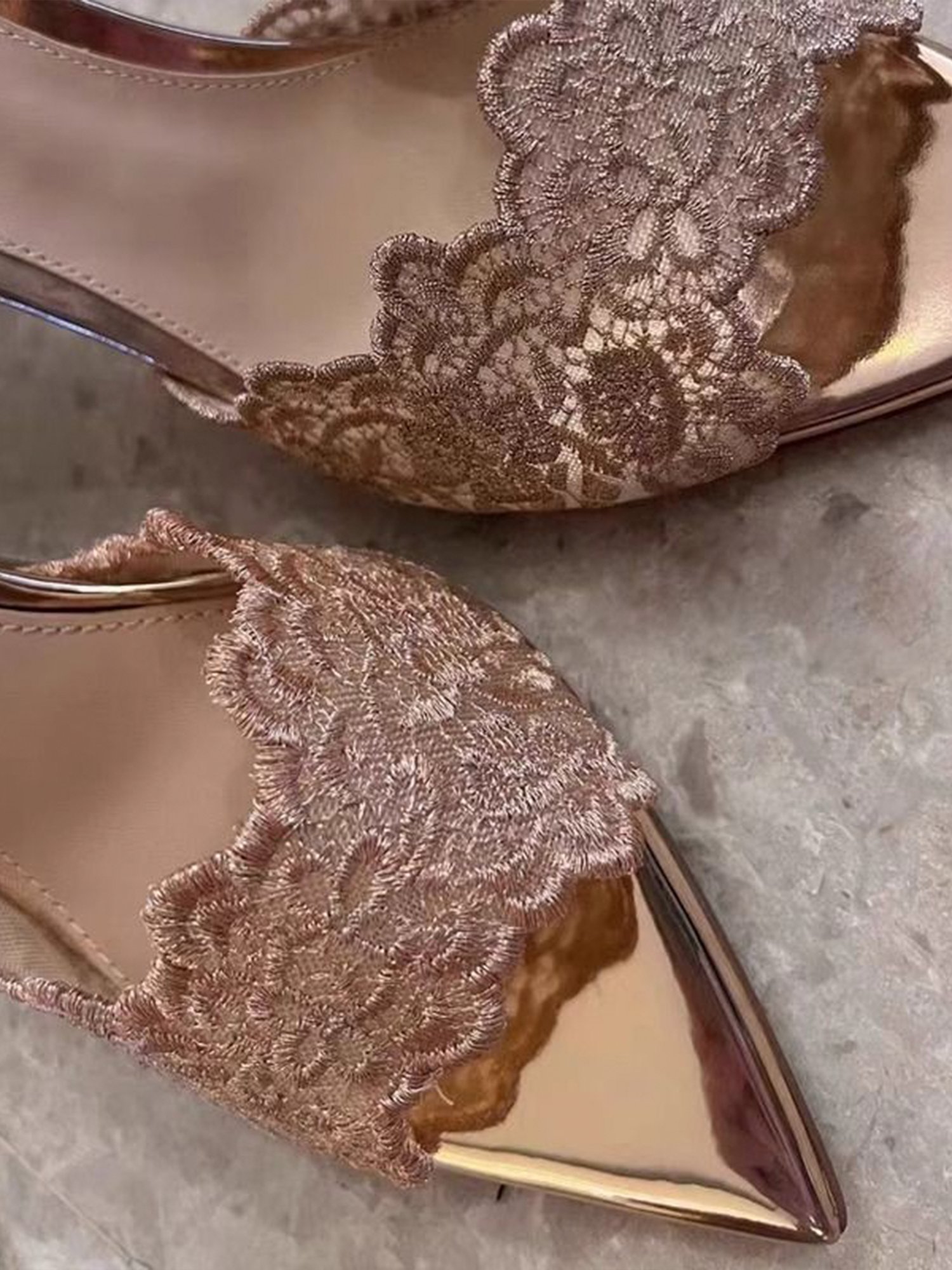 Elegant Unifarben Slip On Hoher Absatz Peep-Toe-Sandalen