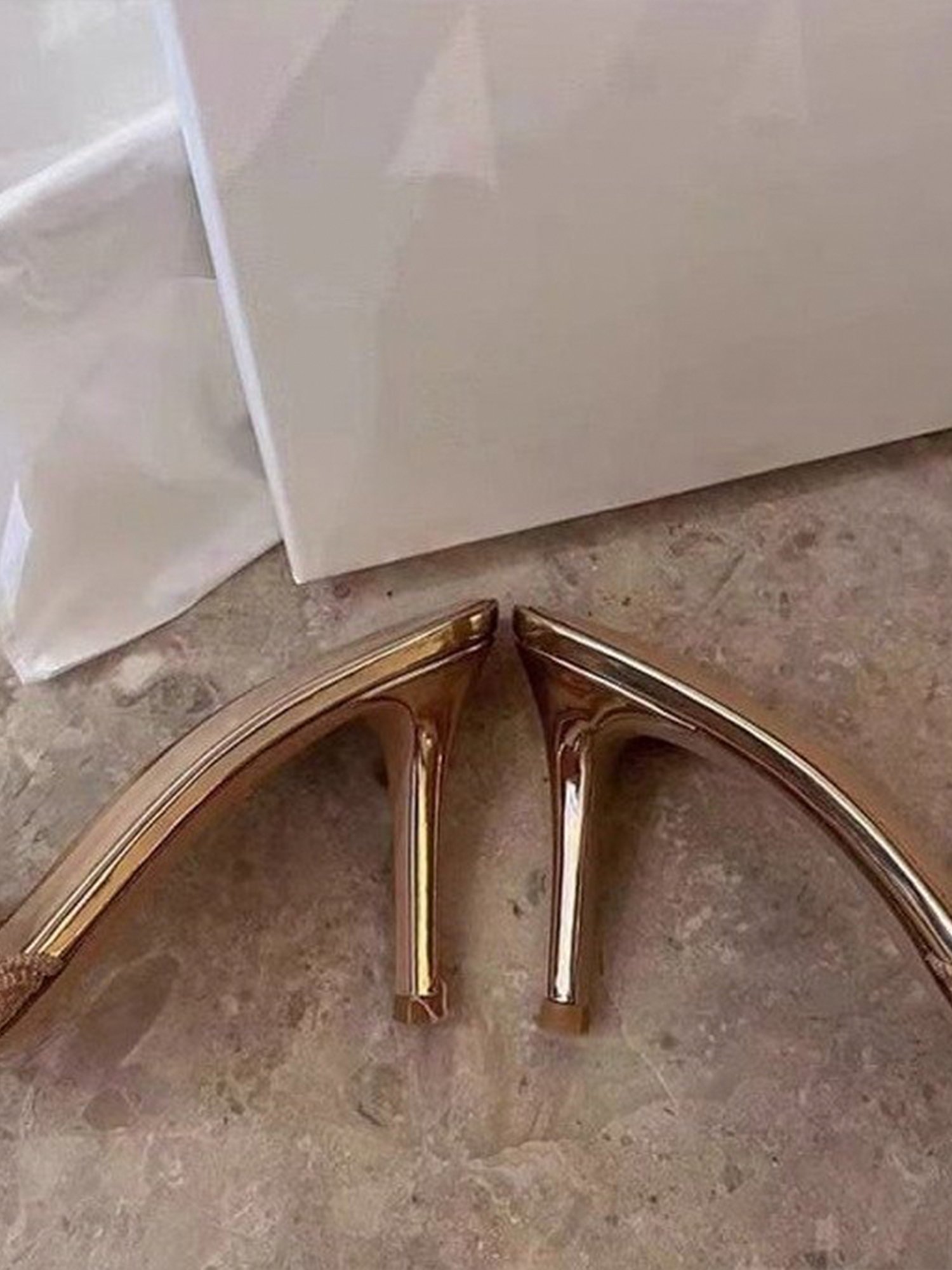 Elegant Unifarben Slip On Hoher Absatz Peep-Toe-Sandalen