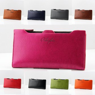 Damen Öl Leder Ultra dünn Geldbörse Kaufen Sie 1 Erhalten 2. Mehr 20% RABATT; Kaufen Sie 2 Erhalten 3. Mehr 30% REDUZIERT)