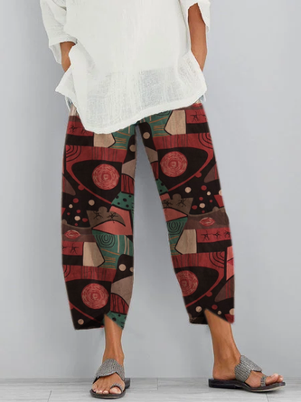 Print Geometrisch Hosen
