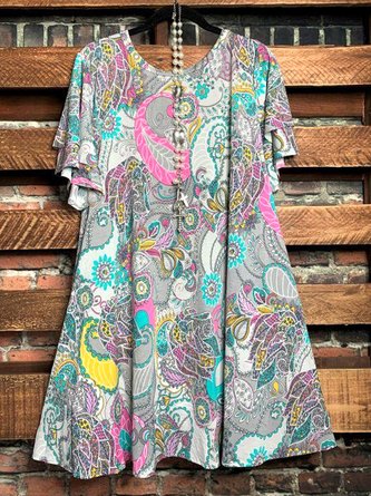 Paisley A-Linien Kleider