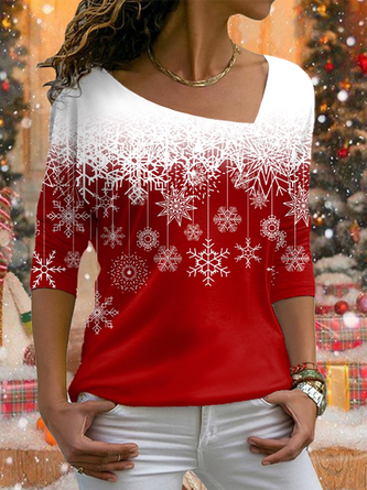 Lässig Weihnachten T-Bluse