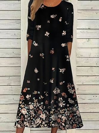 Urlaub Geblümt Kleid