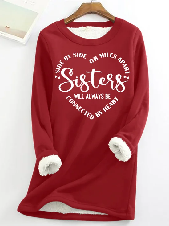 Lässig Rundhals Tier Sweatshirt