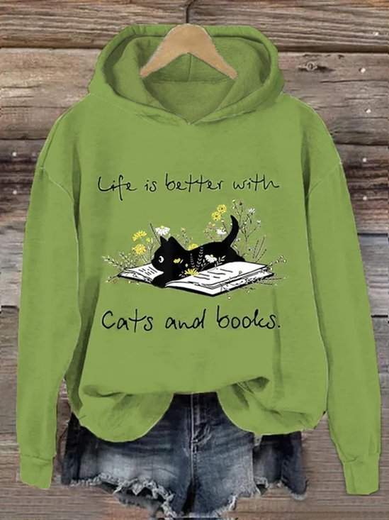 Lässig Kapuze Katze Kapuze