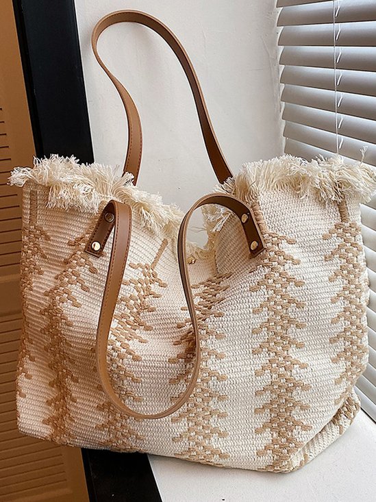 Stroh Troddel GROSSE KAPAZITÄT Tote Strand Tasche