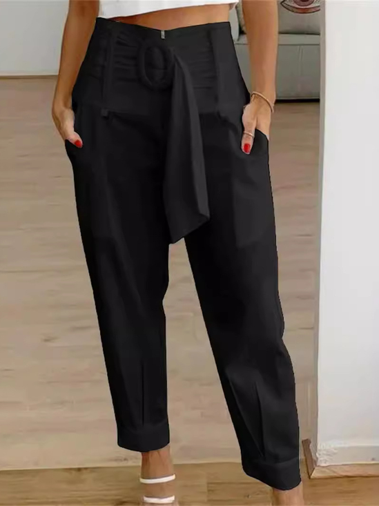 Lässig Geblümt Lang Hose