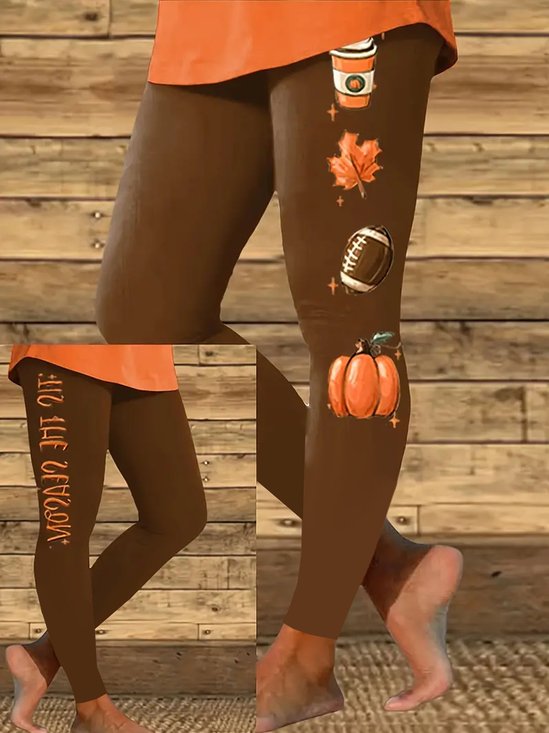 Lässig Halloween Lang Leggings