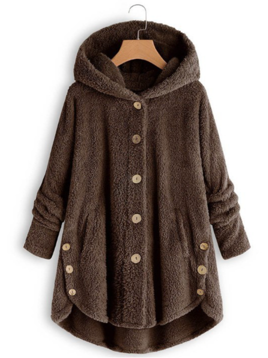 Damen Unifarben Regelmäßig Weit Jacke