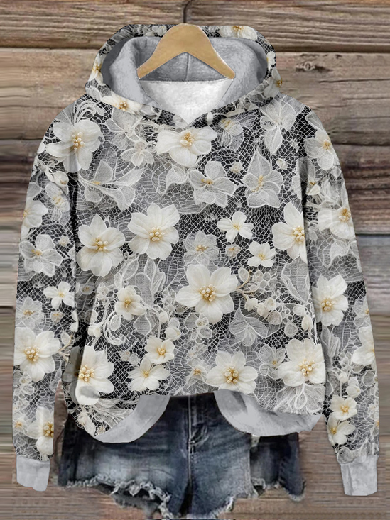 Lässig Kapuze 3d Drucken Sweatshirt