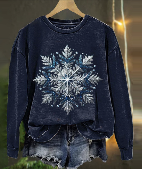 Lässig Rundhals Textbriefe Sweatshirt