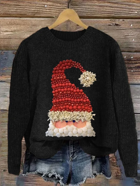 Retro Rundhals 3d Drucken Sweatshirt