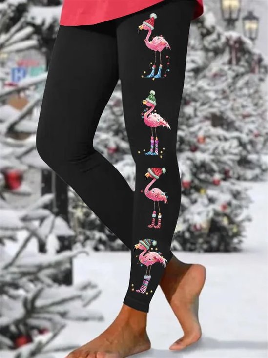 Damen 3d Drucken Retro Alle Jahreszeiten Lang Leggings