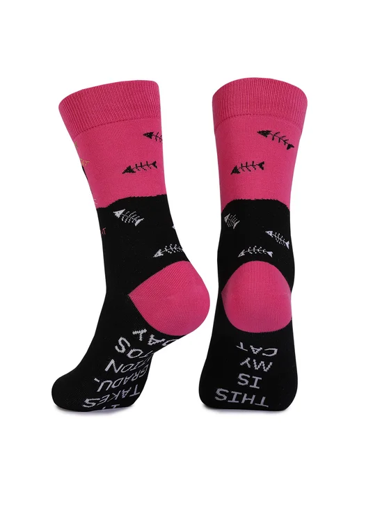 Süß Tiere, Katzen und Hunde, Farbe verstopft Mitte-Begriff Baumwolle Socken