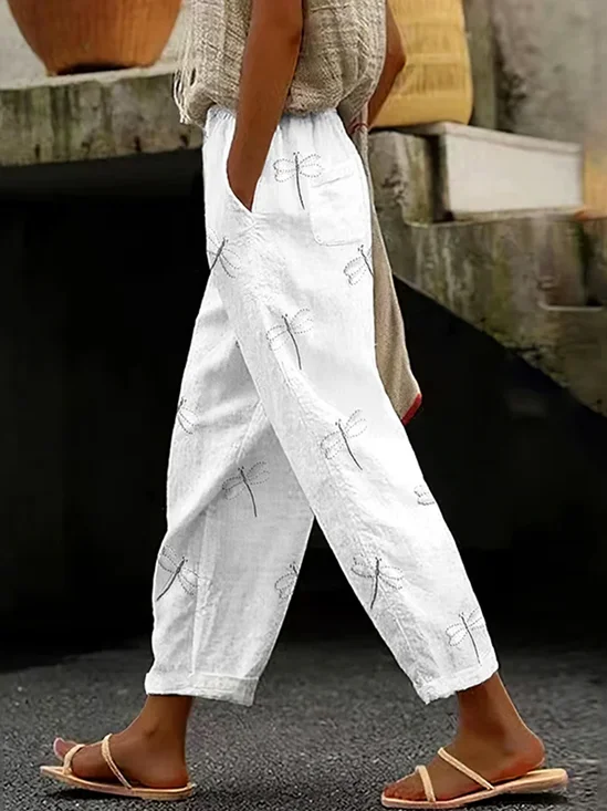 Lässig Libelle Lang Hose