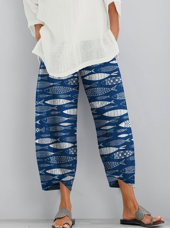 Lässig Tier Lang Hose