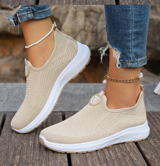 Lässig Unifarben Slip On Niedrig Slip On