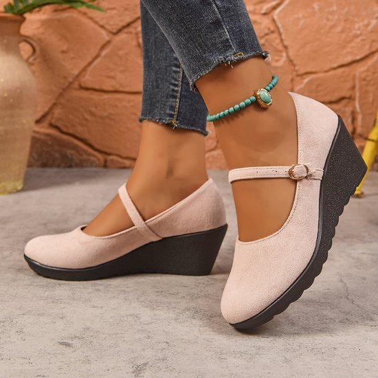 Retro Unifarben Alle Jahreszeiten Oxford Schuhe