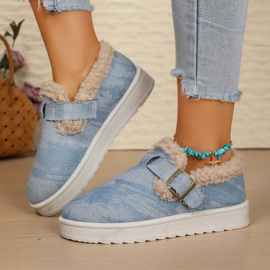 Lässig Farbblock Slip On Flach Flache Schuhe