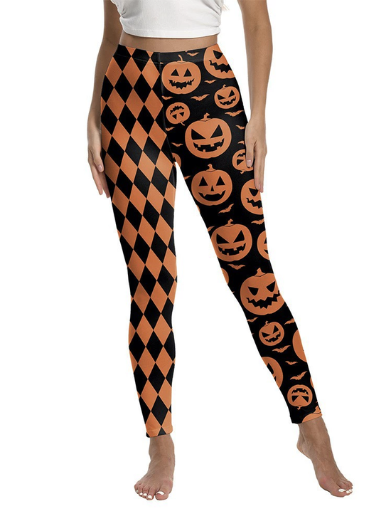 Damen Geometrisch Lässig Alle Jahreszeiten Lang Leggings