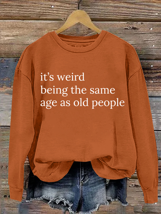 Lässig Rundhals Halloween Sweatshirt